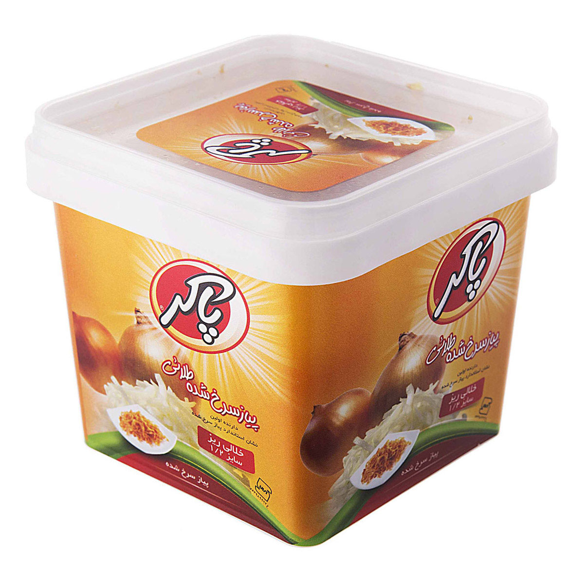 پیاز سرخ شده خلالی ریز 125 گرمی پاکر