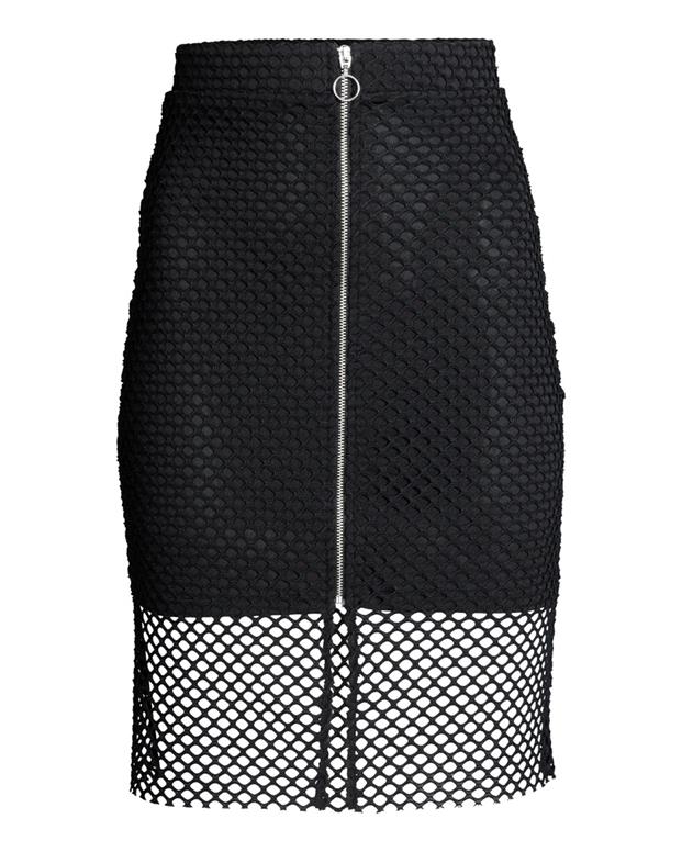 دامن زنانه مشکی H&M