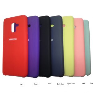 2 Samsung Galaxy A7 2018/A8 Plus 2018 Silicone Cover