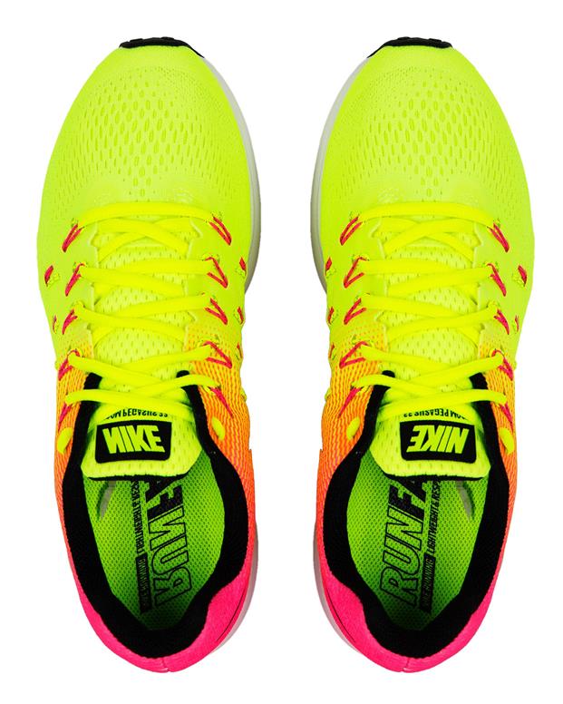 کفش رانینگ مردانه صورتی سبز Nike AIR ZOOM PEGASUS 33