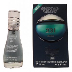 2 عطر مردانه No.231با رایحه Aqva Pour Homme 15ml EDP برند smart collection