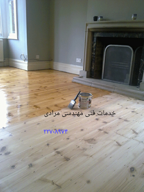 ساب و لاک پارکت های چوبی قدیمی در آرژانتین