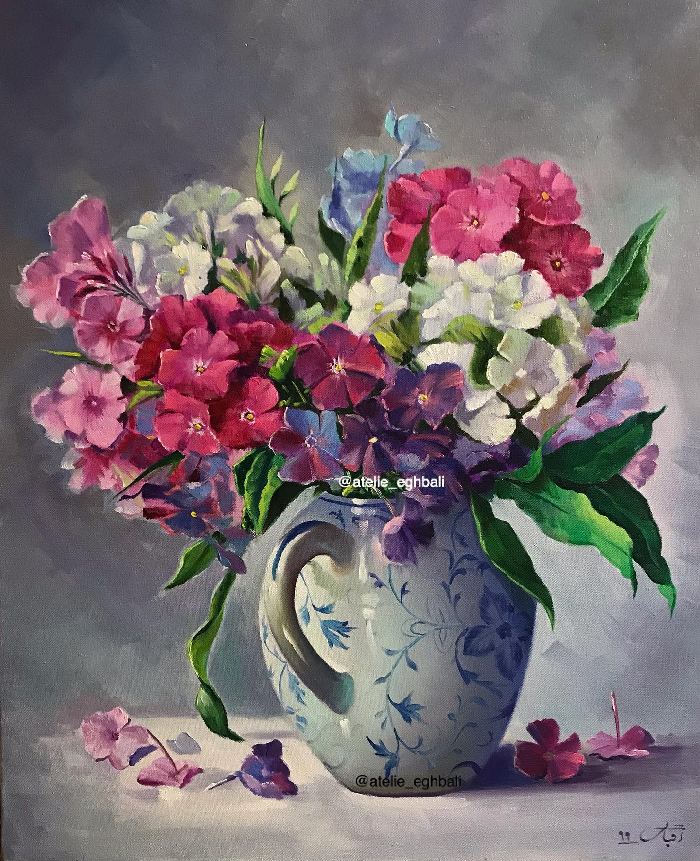 فروش تابلونقاشی گل