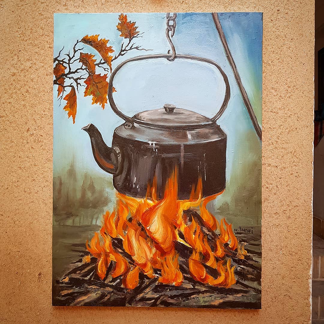 فروش تابلوی چای دودی