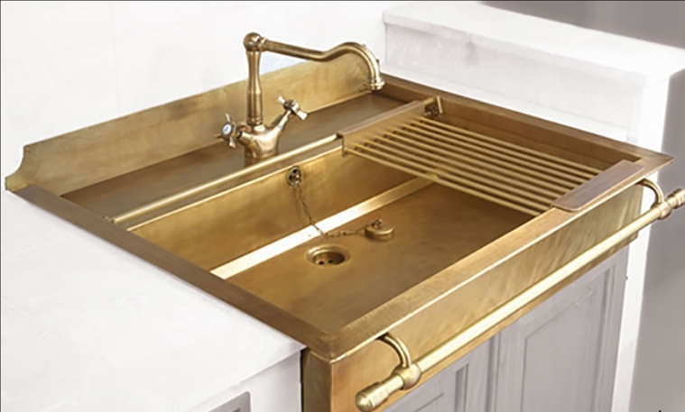 سینک ظرفشویی برنجی