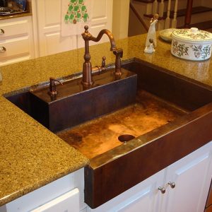 سینک ظرفشویی مسی