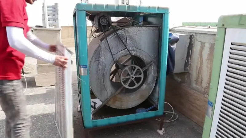 تعمیر کولر آبی مروارید سوز مدل ۸۰۰۰-فوری-09121507825