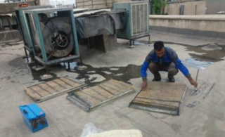 تعویض پوشال کولر آبی مدل ۳۰۰۰- فوری-09121507825