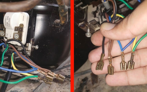 تعمیر و رفع مشکل در برق رسانی به یخچال ویترینی-09121507825